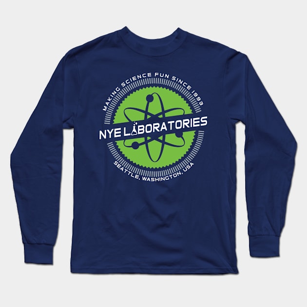 Nye Labs Seahawks Long Sleeve T-Shirt by Snomad_Designs